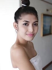 20 year old petite Thai ladyboy loves teasing and blowing tourists cocks